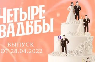 Четыре свадьбы выпуск от 28.04.2022